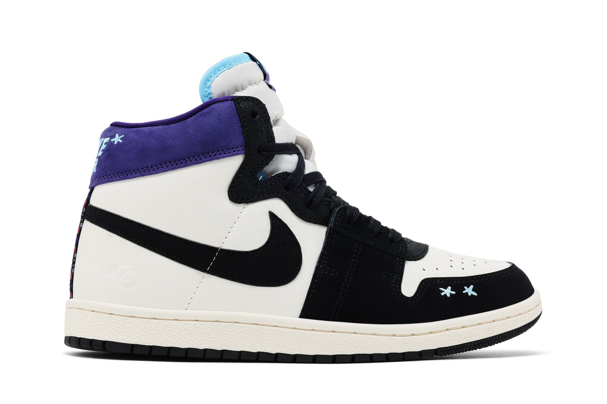 Кеды Opium Paris x Wmns Jordan Air Ship PE SP 'Black Court Purple'