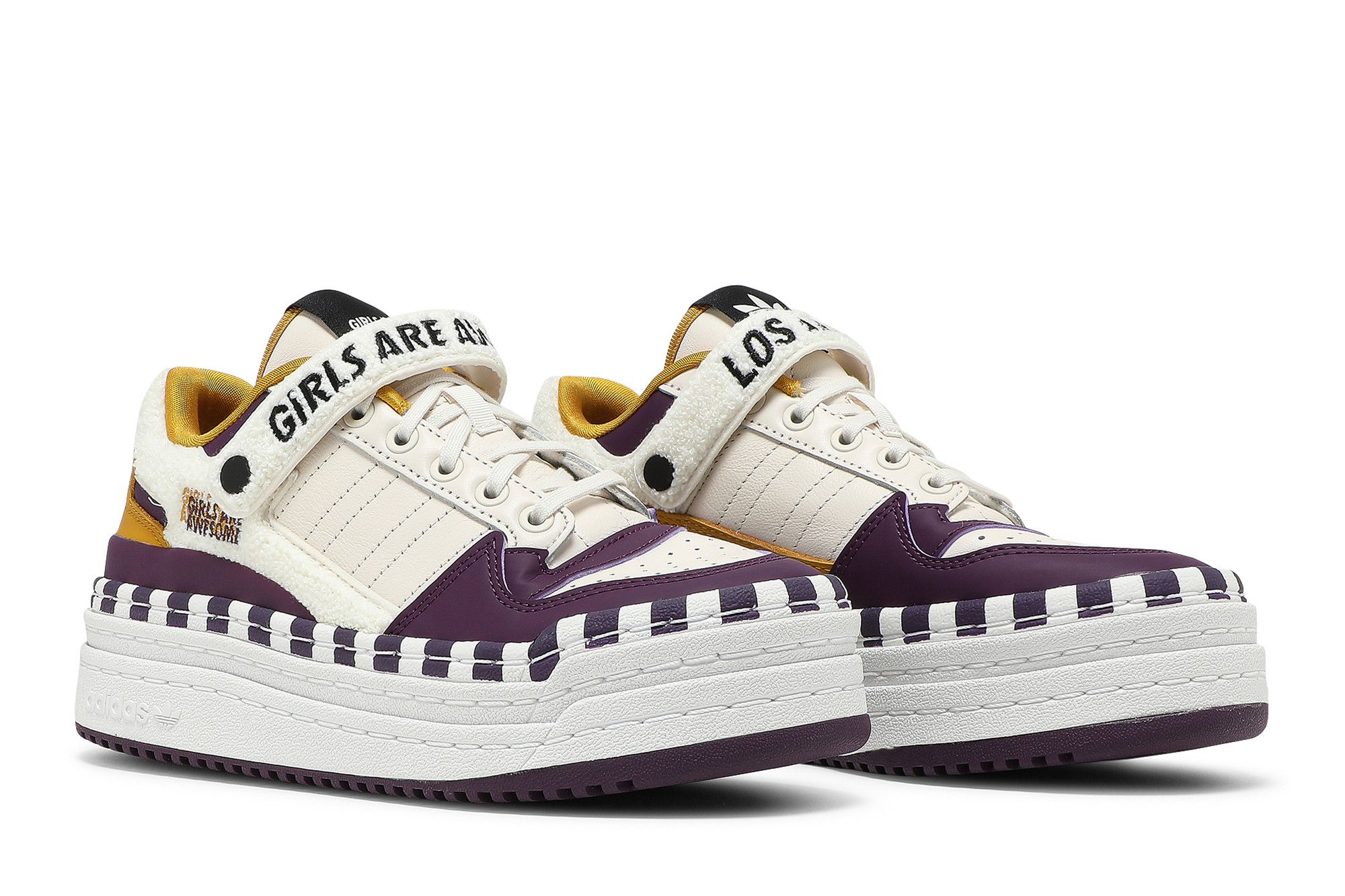 Кроссовки Girls Are Awesome x Wmns Triple Platforum Low 'White Purple Beauty'