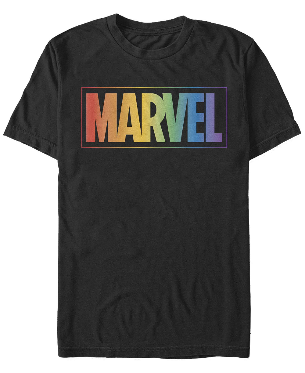 Футболка Men's Rainbow Marvel Short Sleeve Crew T-shirt