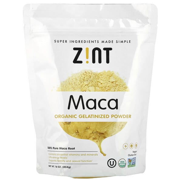 Zint, Органический желатинизированный порошок мака, 16 унций (454 г)
