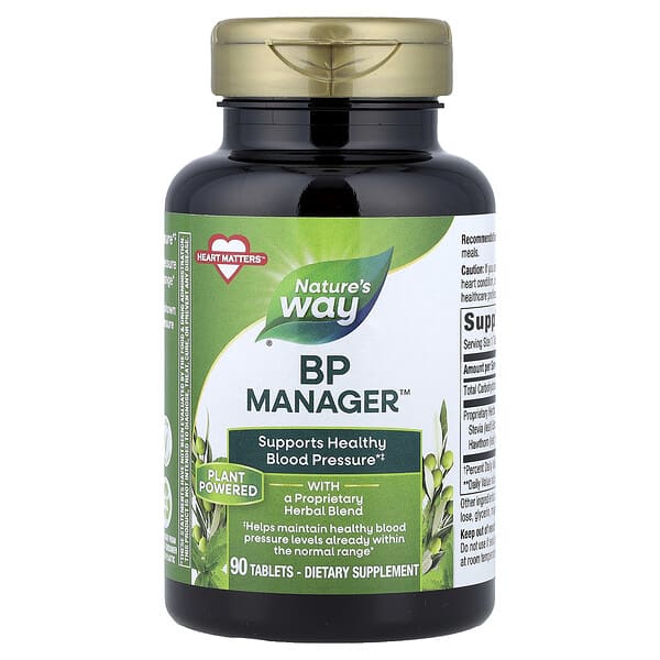 Nature's Way, BP Manager`` 90 таблеток