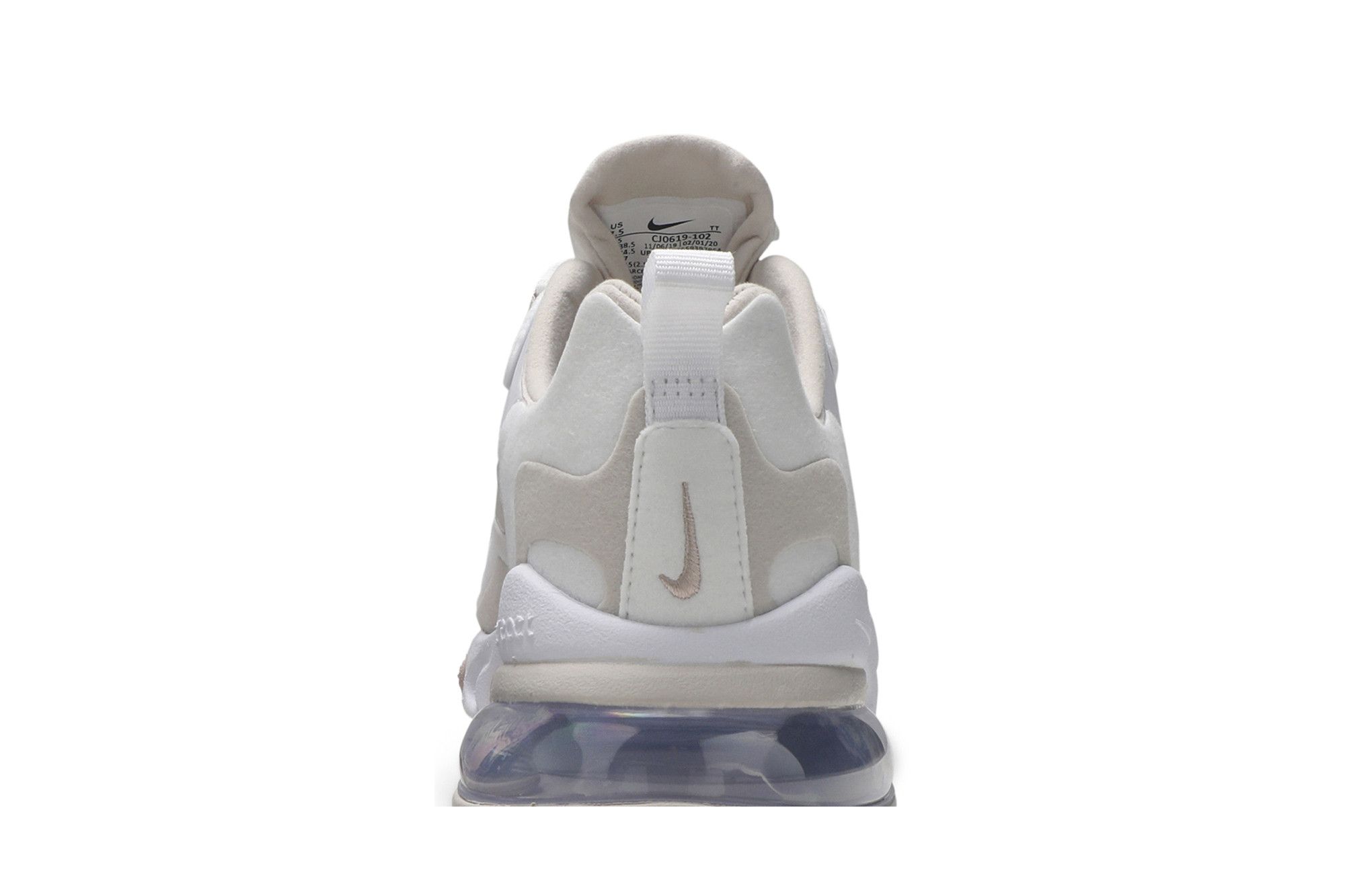 Кроссовки Wmns Air Max 270 React 'Summit White Orewood Brown'