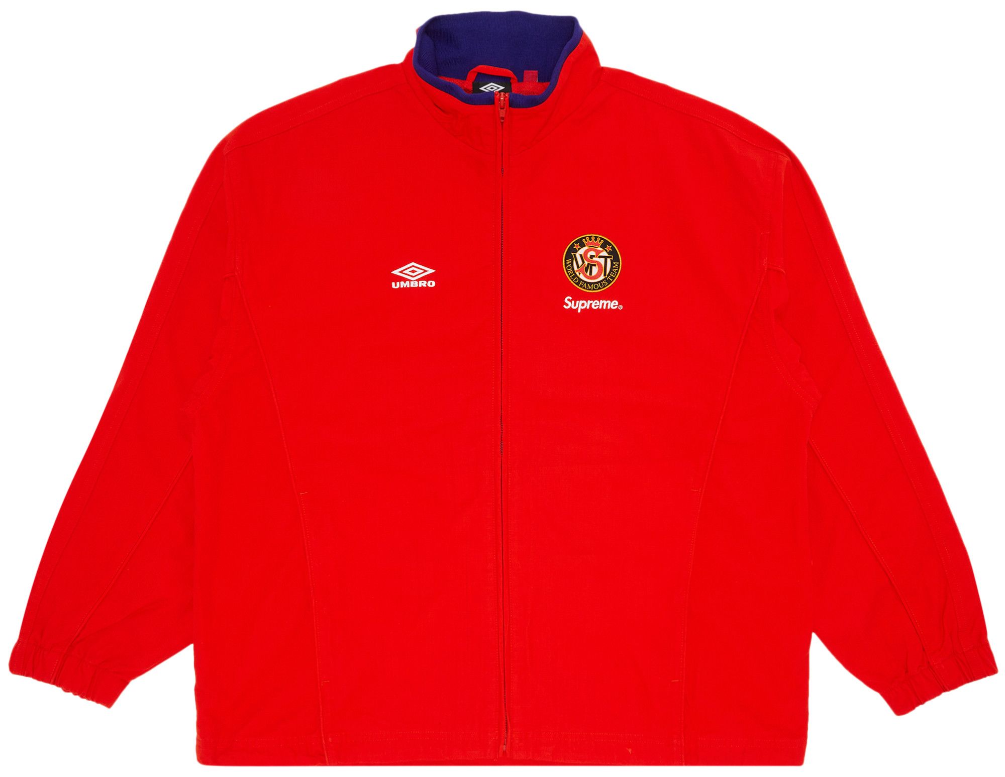 Куртка Supreme x Umbro Cotton Ripstop Track Jacket 'Red' | Red