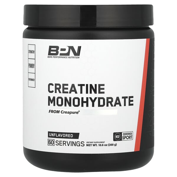 BPN, Моногидрат креатина, без добавок, 300 г (10,6 унции)