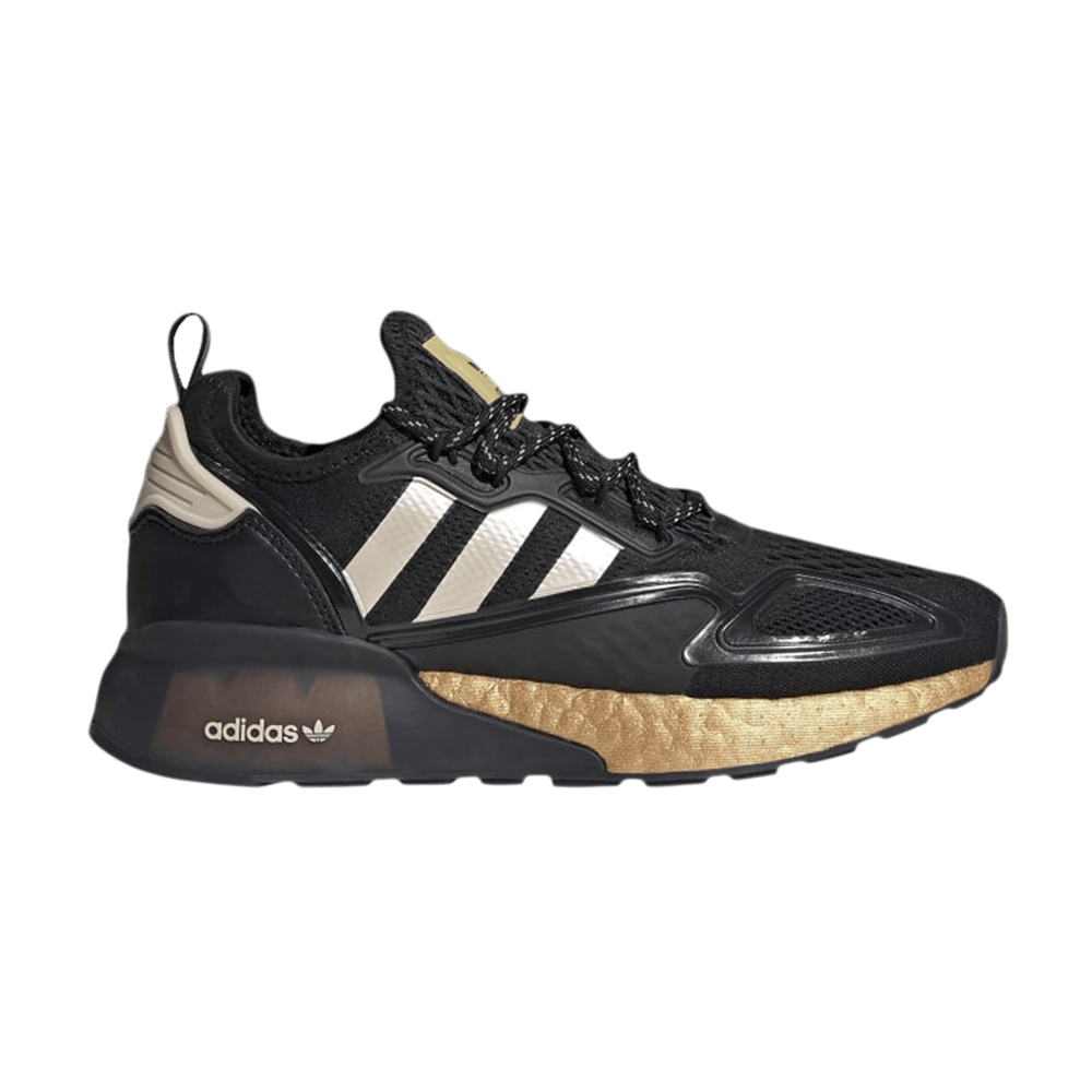 Кроссовки Wmns ZX 2K Boost 'Black Gold Metallic'
