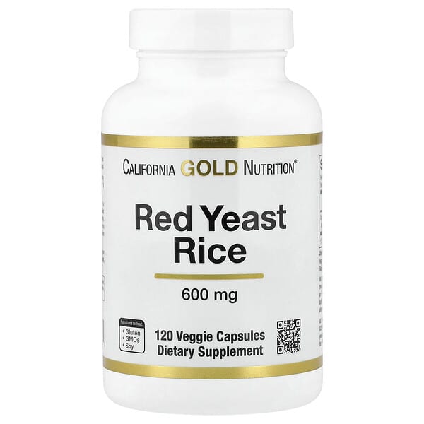 Super Nutrition, красный ферментированный рис, 600 мг, 120 растительных капсул