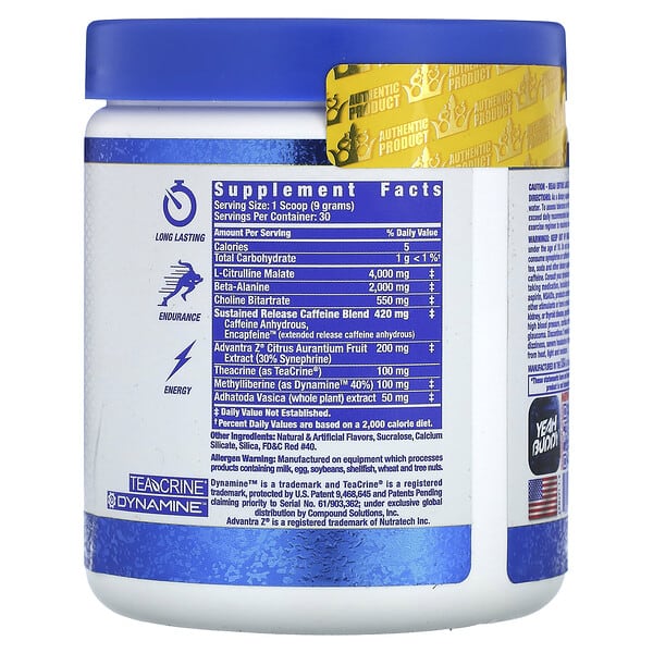 Ronnie Coleman, Signature Series, Yeah Buddy, энергетический порошок перед тренировкой, манго и ананас, 270 г (9,5 унции)