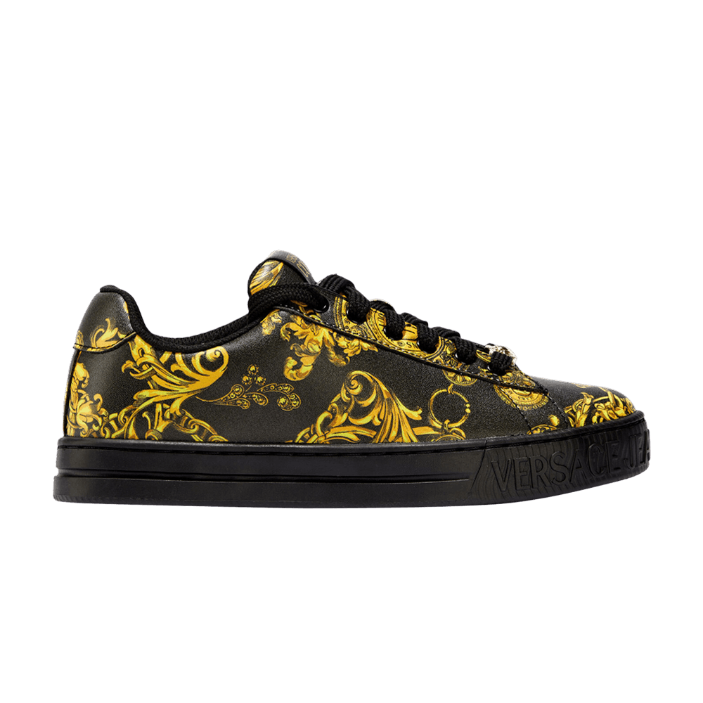 Кеды Versace Wmns Court 88 'Baroque Print - Black Gold'