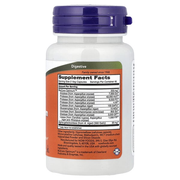 NOW Foods, Optimal Digestive System, 90 растительных капсул
