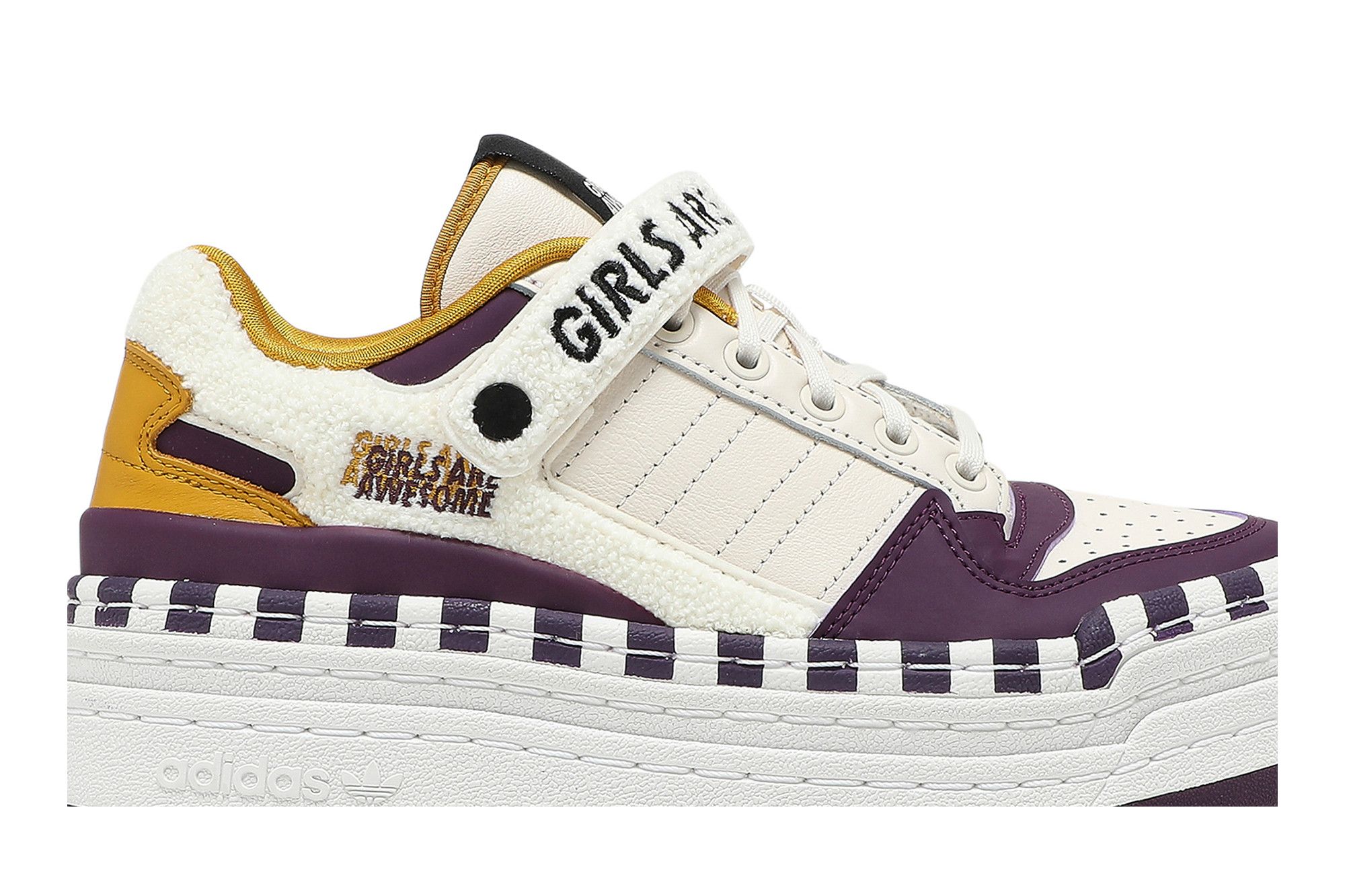 Кроссовки Girls Are Awesome x Wmns Triple Platforum Low 'White Purple Beauty'