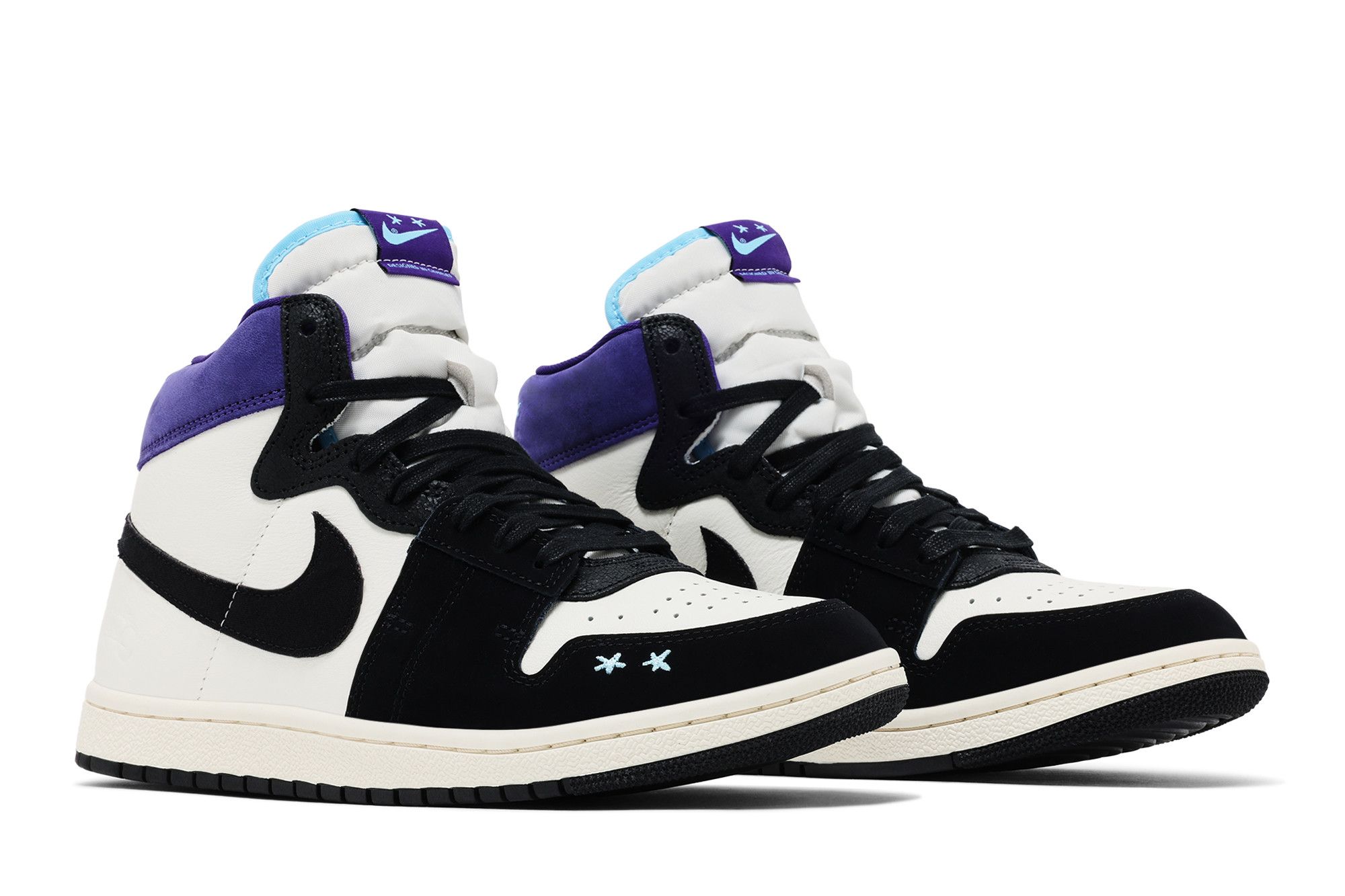 Кеды Opium Paris x Wmns Jordan Air Ship PE SP 'Black Court Purple'
