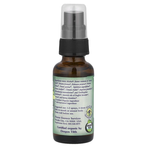 Flower Essence Services, Quintessentials, Пост-травматичный Стабилизатор, Цветочая Эссенция и Эфирное Масло 1 жидких унции (30 мл)