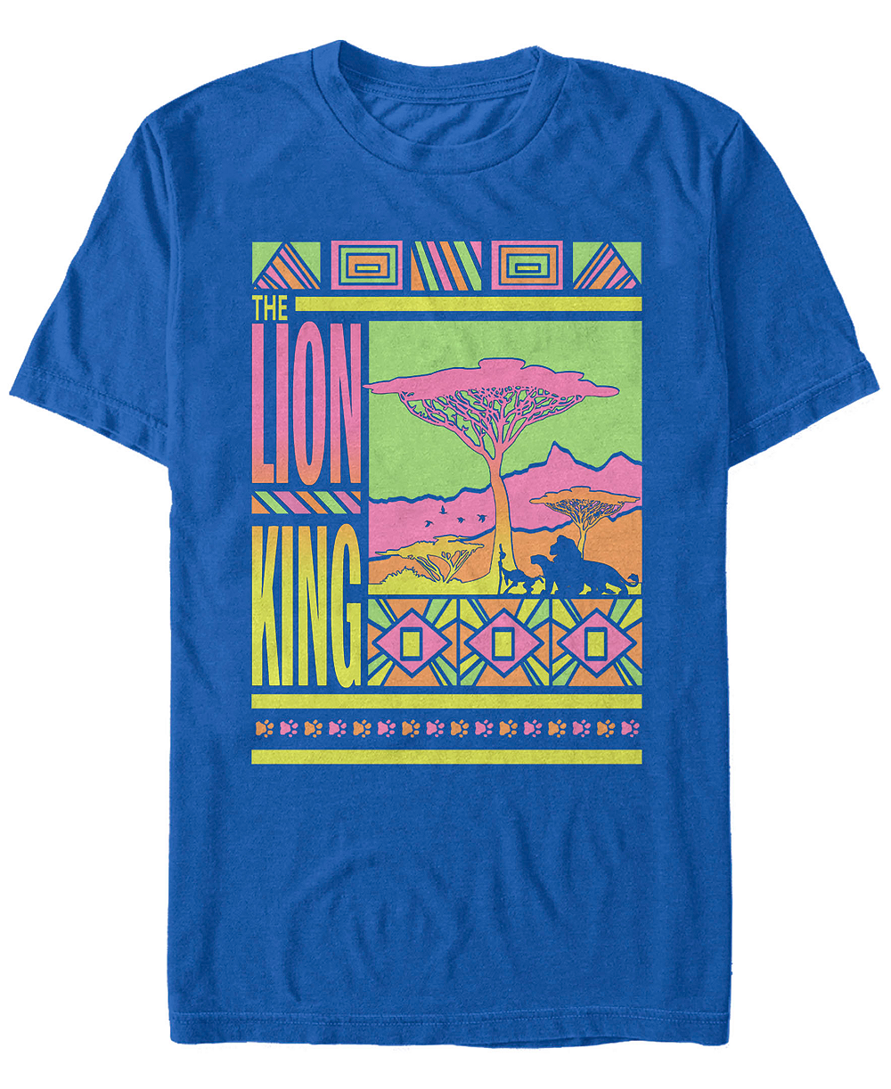 Футболка Disney Men's The Lion King Pastel Geometric Logo Short Sleeve T-Shirt