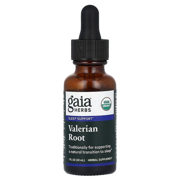 Gaia Herbs, корень валерианы, 30 мл (1 жидк. унция)