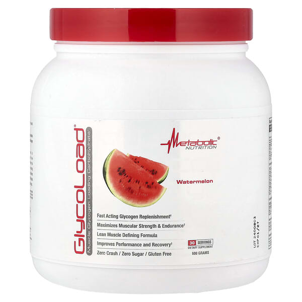 Metabolic Nutrition, GlycoLoad, Арбуз`` 600 г
