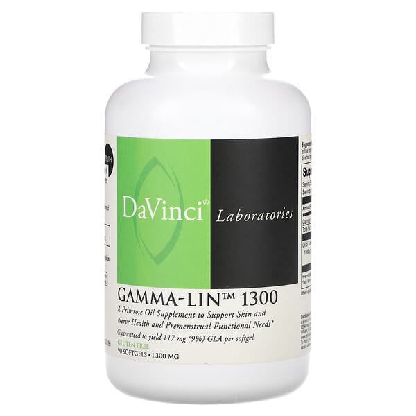 DaVinci Laboratories, Гамма-Лин 1300, 1300 мг, 90 мягких таблеток