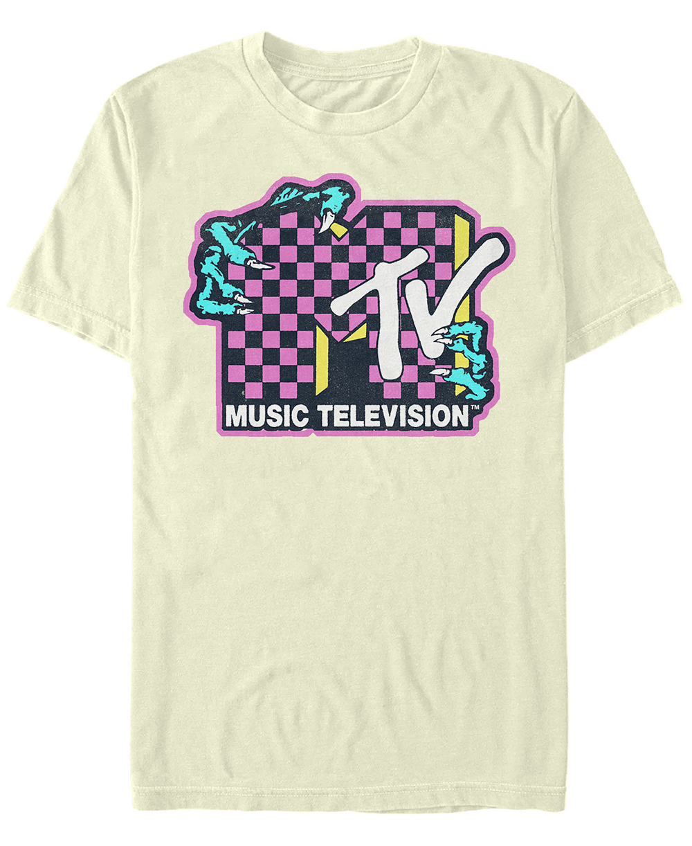 Футболка Mtv Men's Music Television Creature Hands Logo Short Sleeve T-Shirt