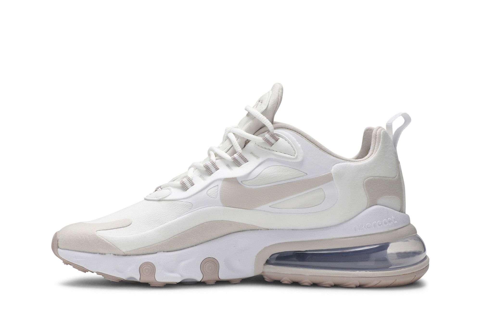 Кроссовки Wmns Air Max 270 React 'Summit White Orewood Brown'