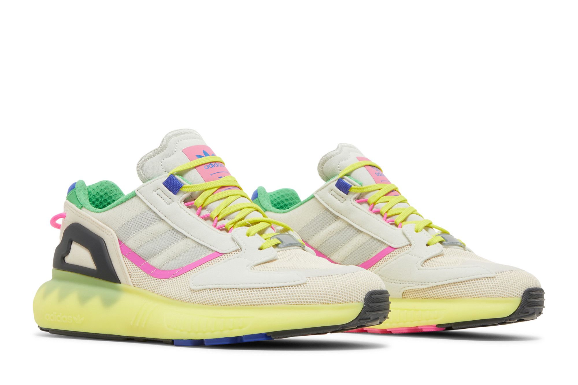 Кроссовки Wmns ZX 5000 Boost 'Wonder White Acid Yellow'
