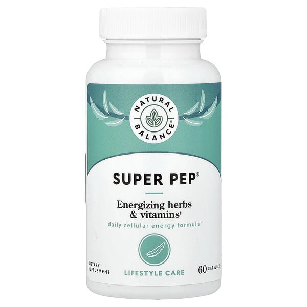 Natural Balance, All Day Super Pep, 60 капсул