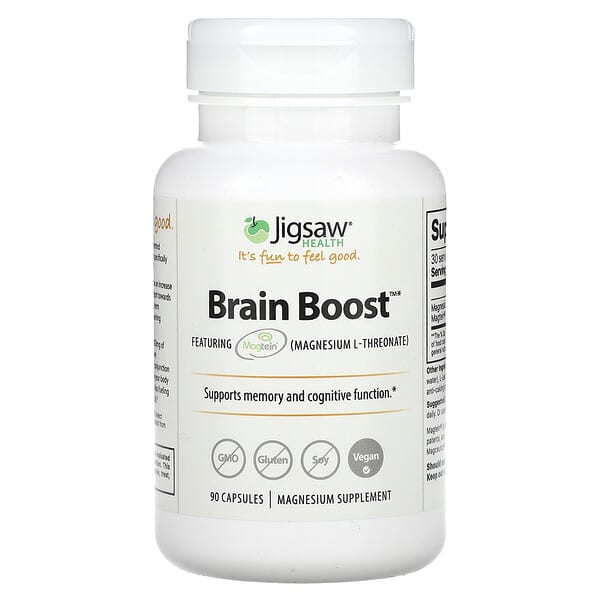Jigsaw Health, Brain Boost, 144 мг, 90 капсул (48 мг на капсулу)