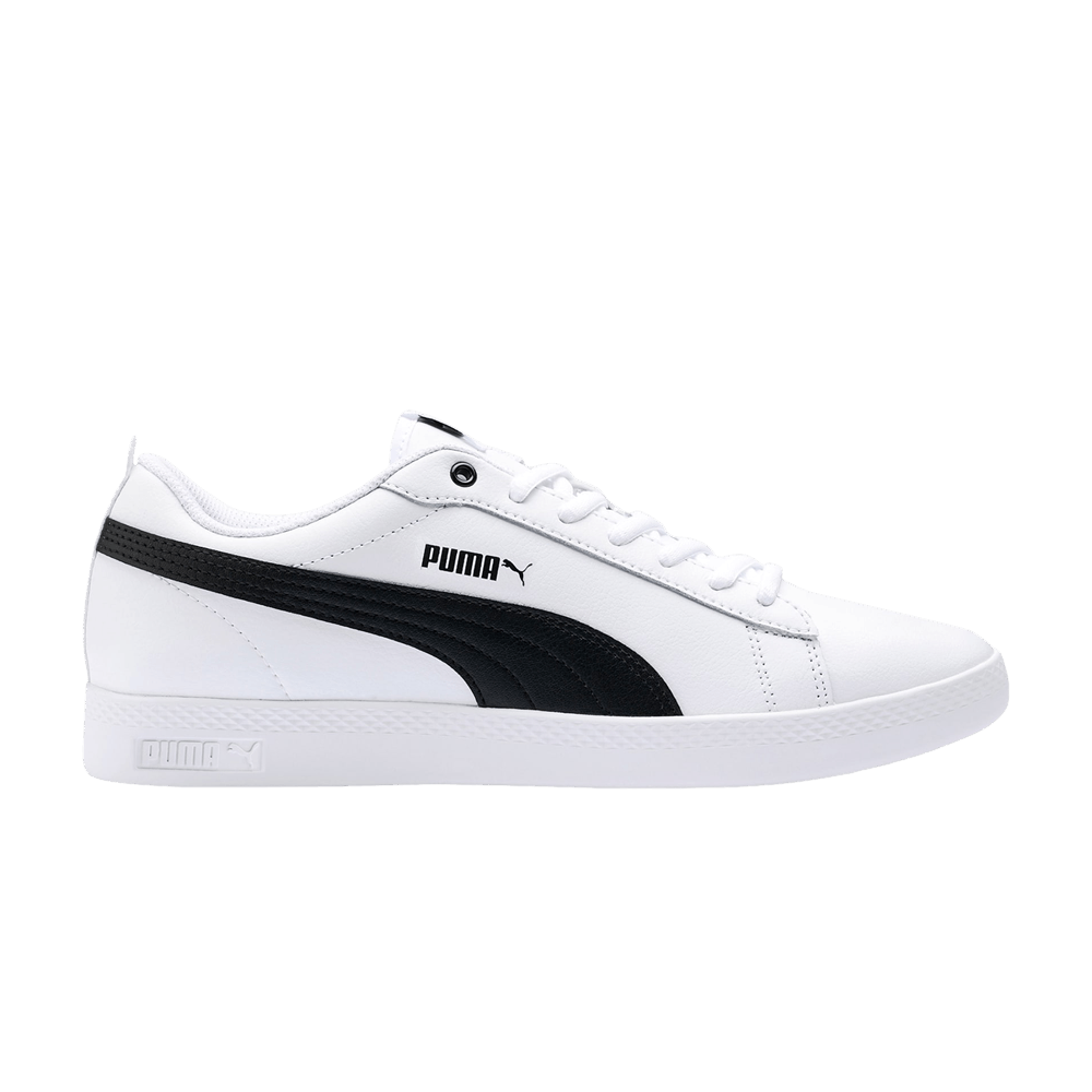 Кроссовки Puma Wmns Smash v2 Leather 'White Black'