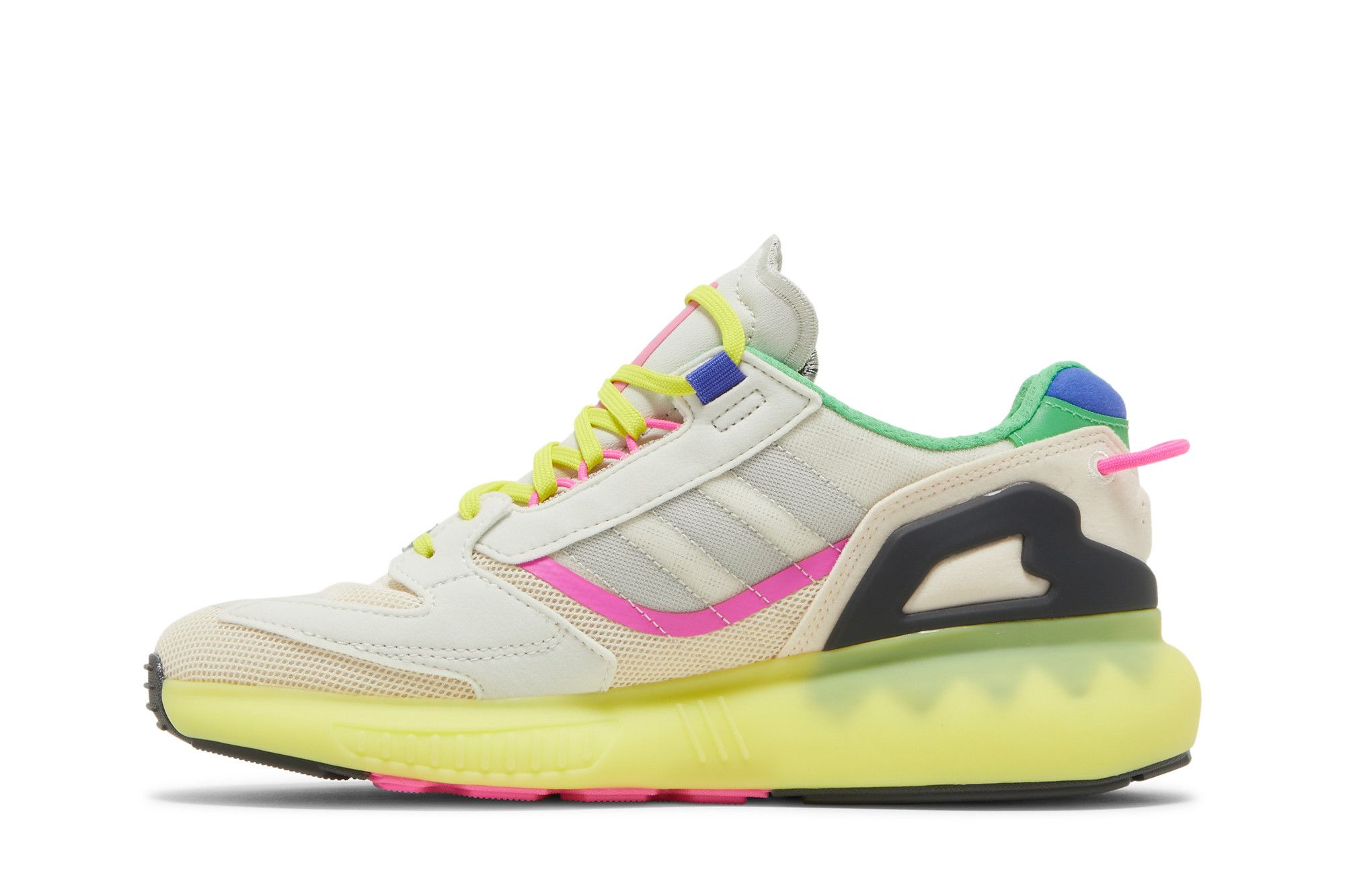 Кроссовки Wmns ZX 5000 Boost 'Wonder White Acid Yellow'