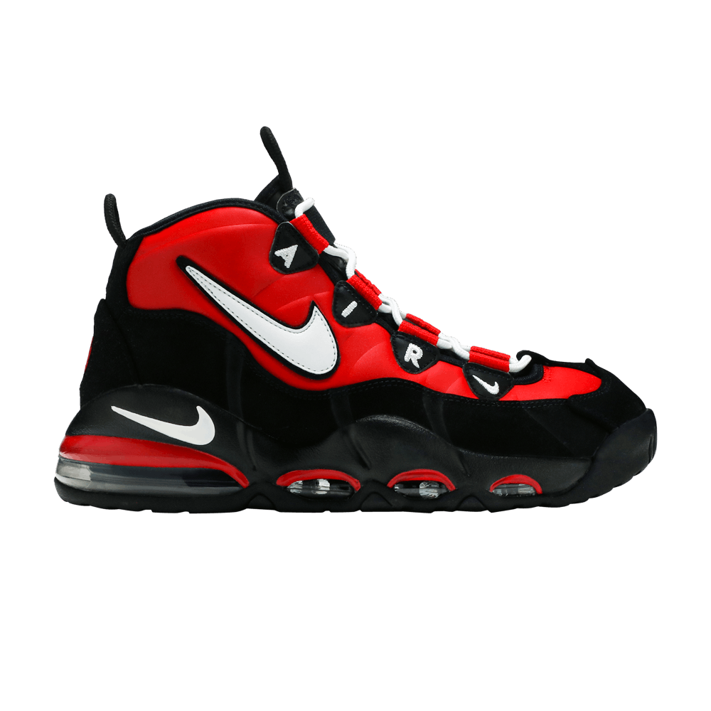 Nike air max uptempo 95 red and black hotsell