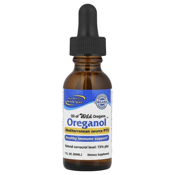 North American Herb & Spice, Wild Oregano, масло орегано, 30 мл (1 жидкая унция)