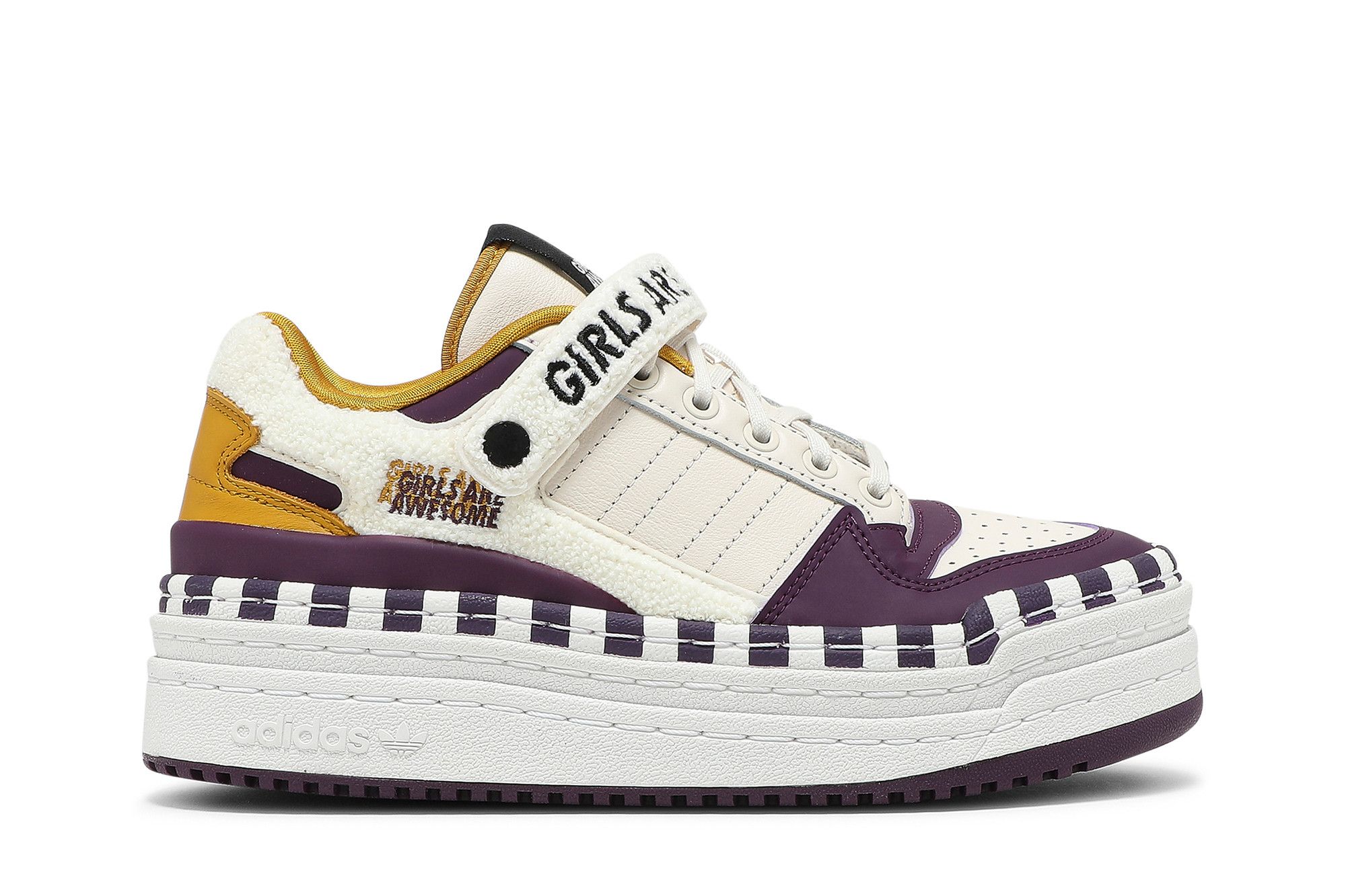 Кроссовки Girls Are Awesome x Wmns Triple Platforum Low 'White Purple Beauty'