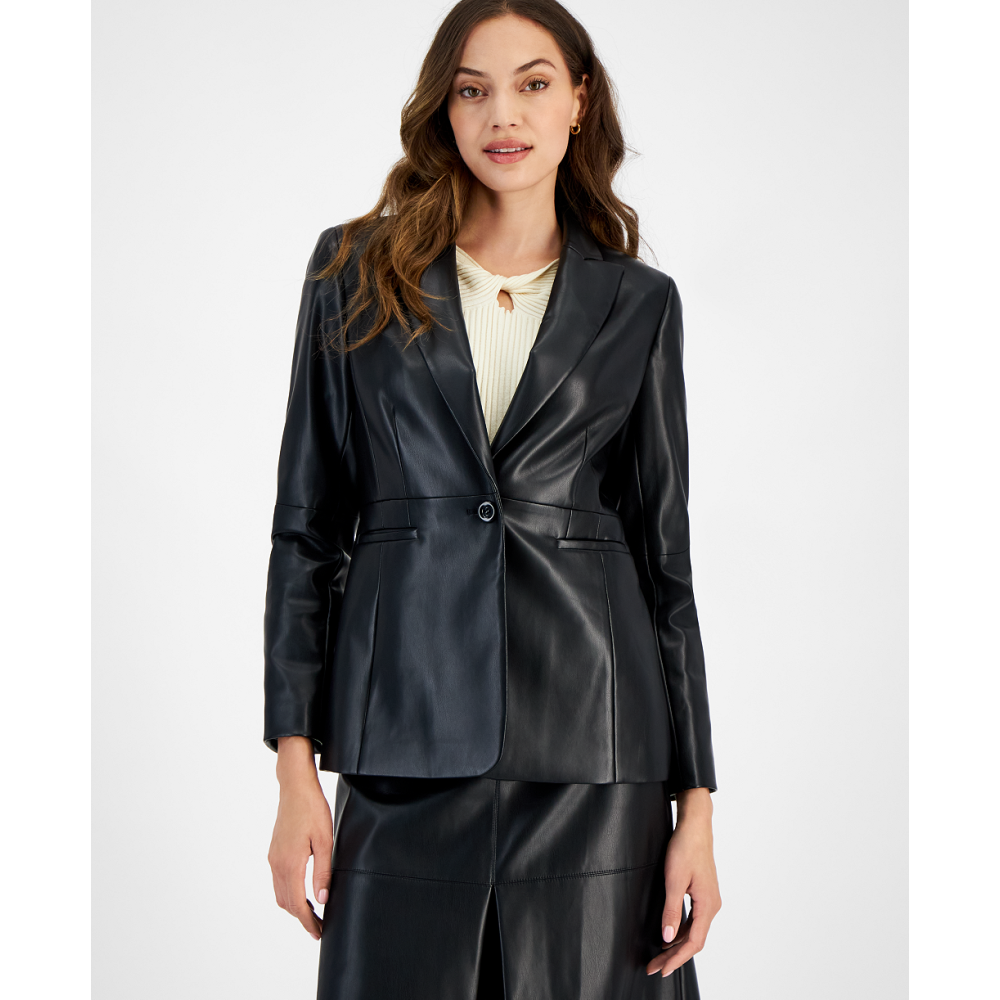 Leather boyfriend jacket store