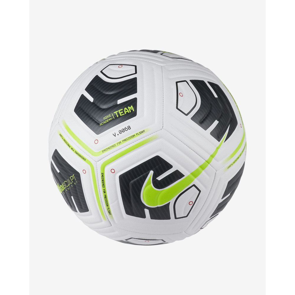 Nike Academy Soccer Ball White Black Volt Qwixit 3901