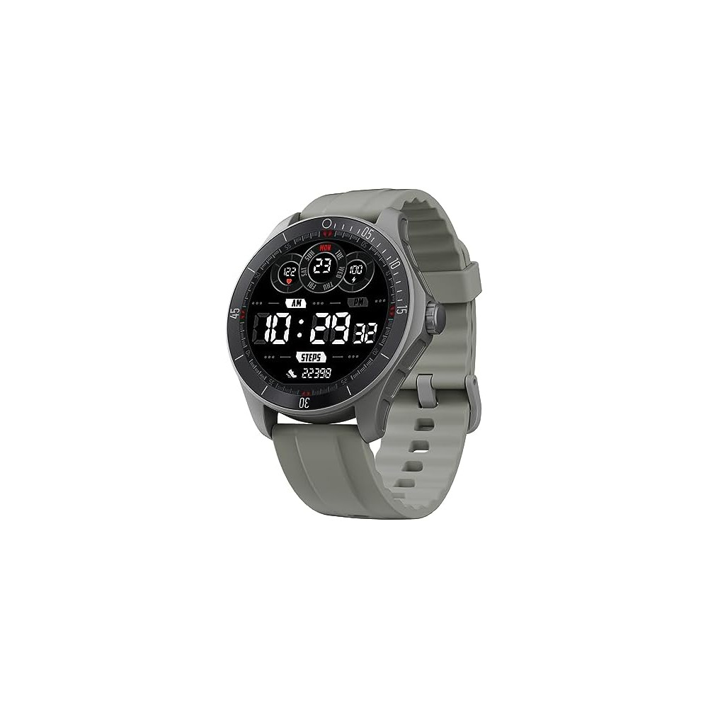 TOOBUR Smart Watch for Men Alexa Built in 44mm Fitness Tracker with Answer Make Calls IP68 Waterproof Heart Rate Blood Oxygen Sleep Tracker 100 Sports Fitness Watch Compatible Android iO Qwixit