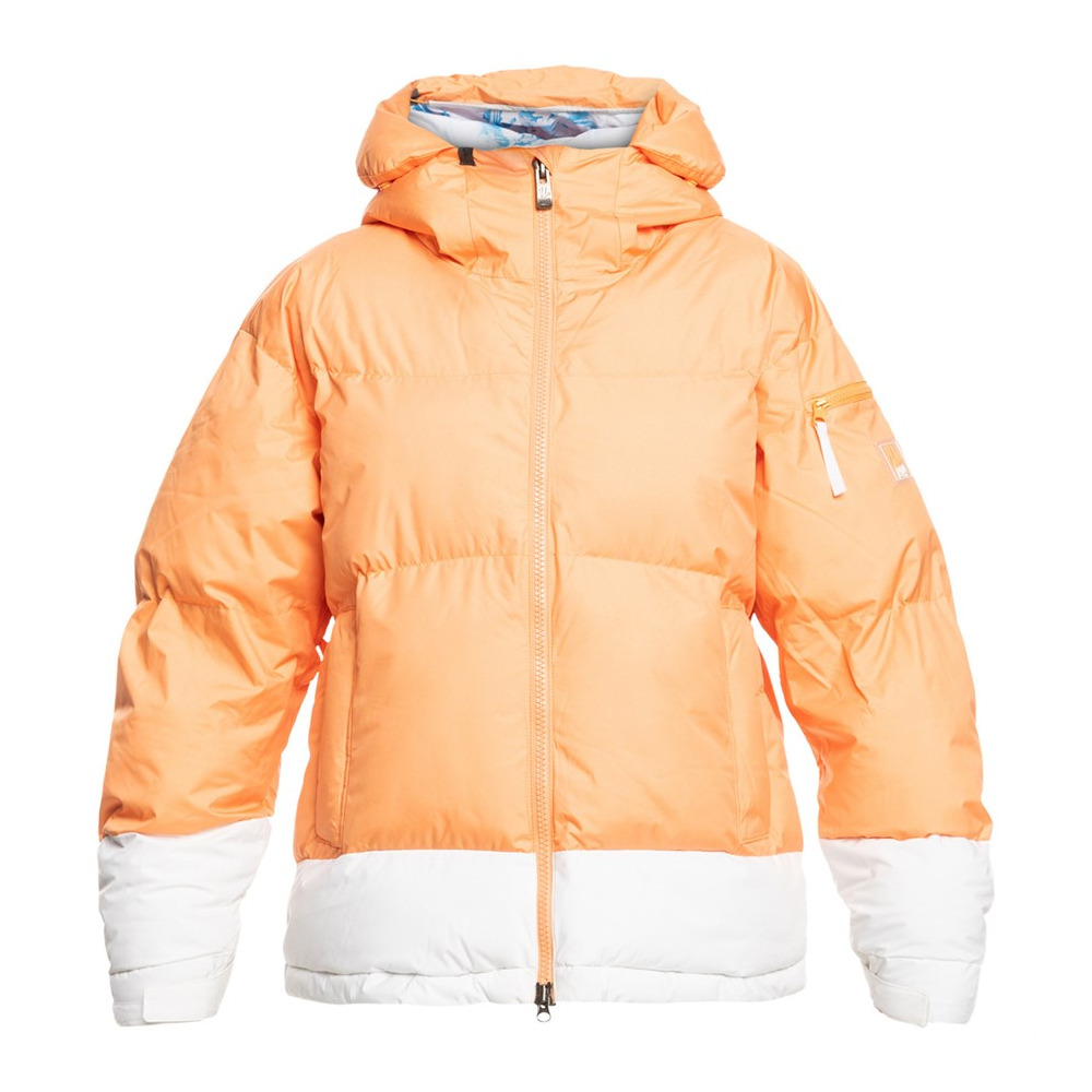 Roxy Chloe Kim Puffy Jacket Women s Mock Orange Qwixit 20457