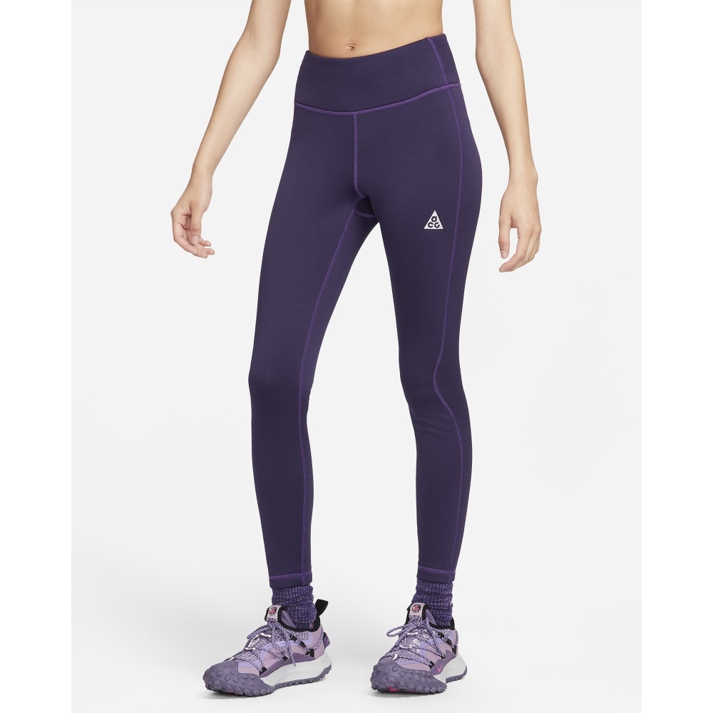 NikeLab Nike ACG Winter Wolf Women s Therma FIT High Waisted Full Length Leggings Purple Ink Summit White Qwixit 16848