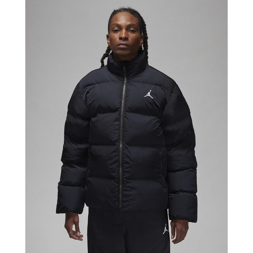 Jordan Essentials Men s Poly Puffer Jacket Black White