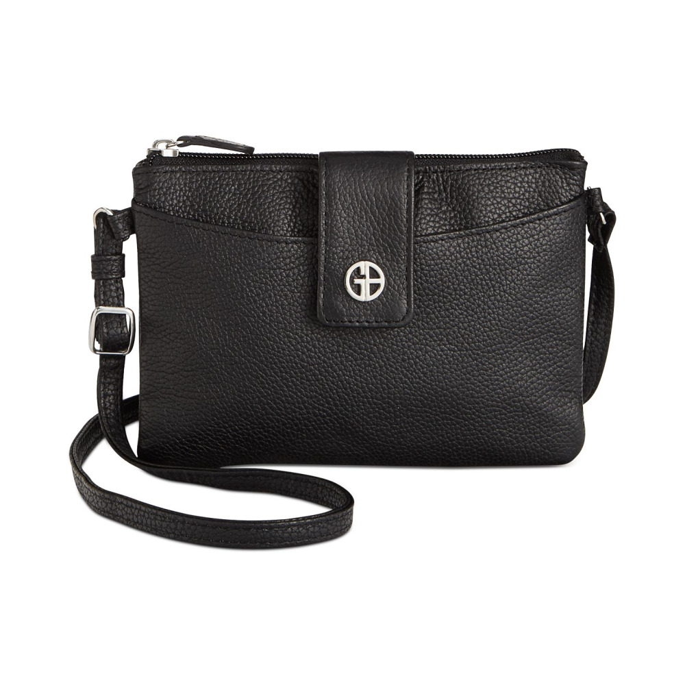 Giani Bernini C Leather Softy Mini Accordion Crossbody Macy s Qwixit 4069