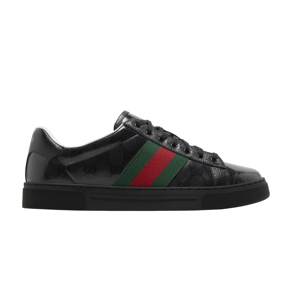 Gucci Ace GG Crystal Canvas Black black Qwixit