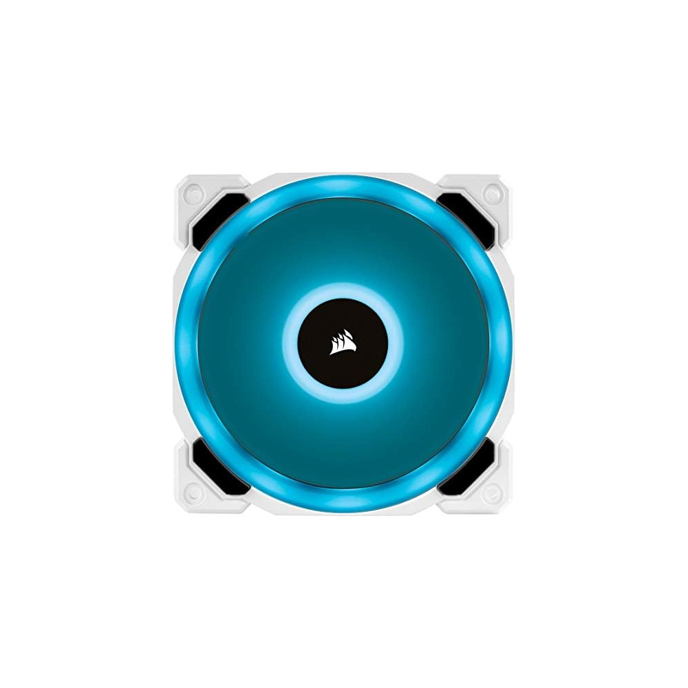 Corsair LL Series LL120 RGB 120mm RGB LED Fan Triple Pack with Lighting Node PRO White Lighting Node PRO Included LL120 RGB White CO 9050092 WW Qwixit 7554