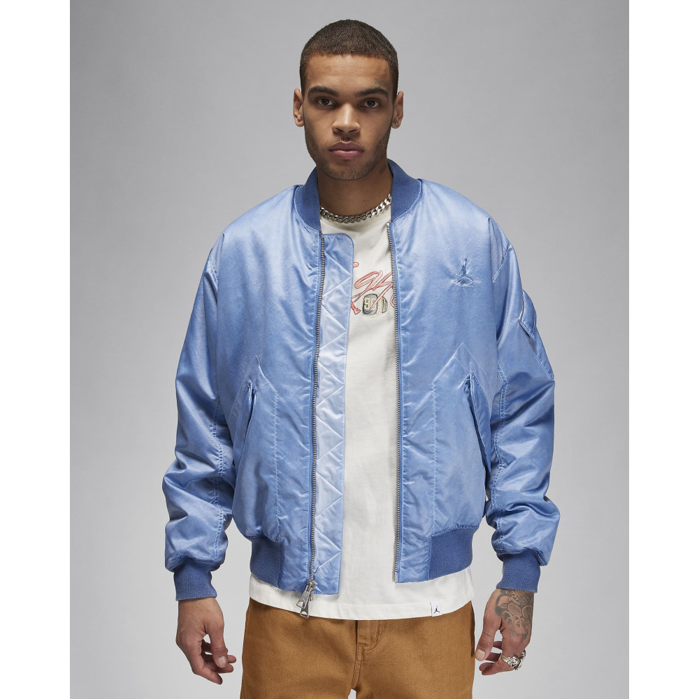 Jordan Essentials Men s Washed Renegade Jacket Blue Grey Qwixit