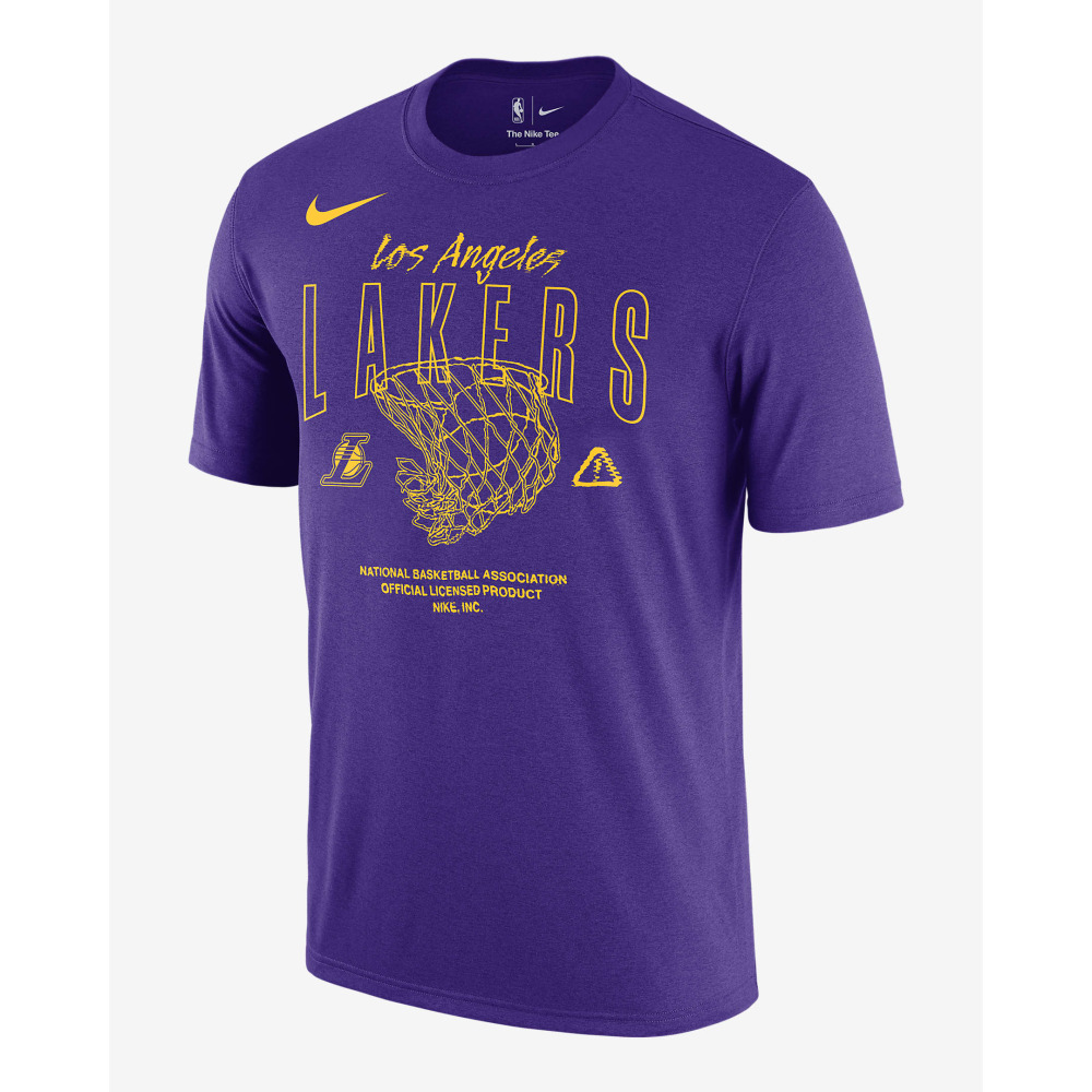 Los Angeles Lakers Courtside Max90 Men s Nike NBA T Shirt Field Purple Qwixit 5485