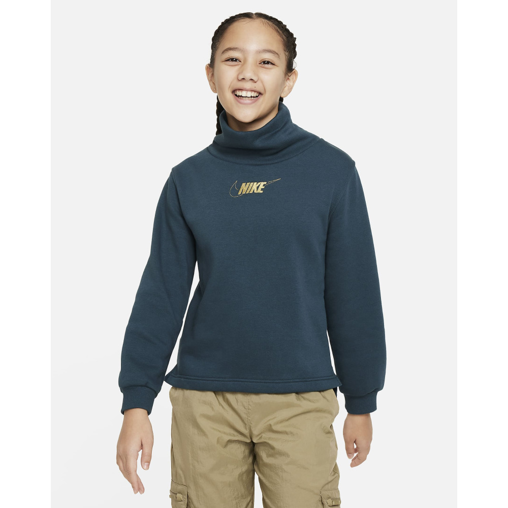 Nike cowl neck top online