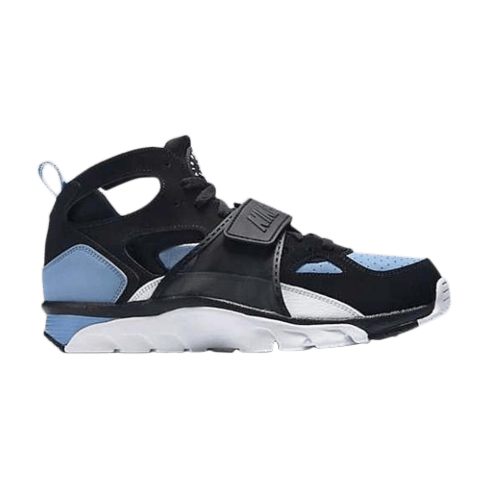 Nike huarache blue black and white clearance