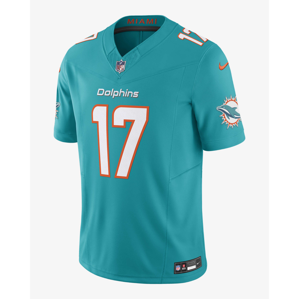 Jaylen Waddle Miami Dolphins Nike Dri FIT NFL Limited Qwixit