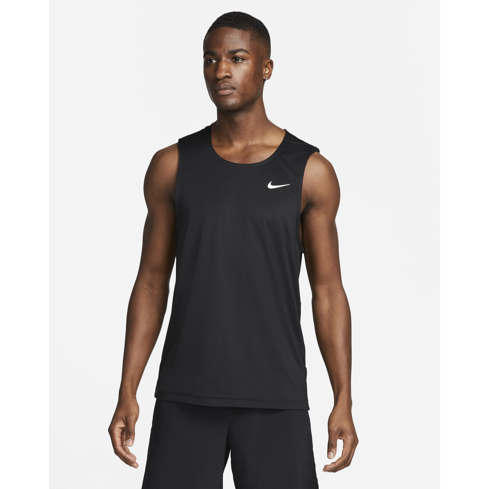 Nike Ready Men s Dri FIT Fitness Tank Black Cool Grey White Qwixit 7165