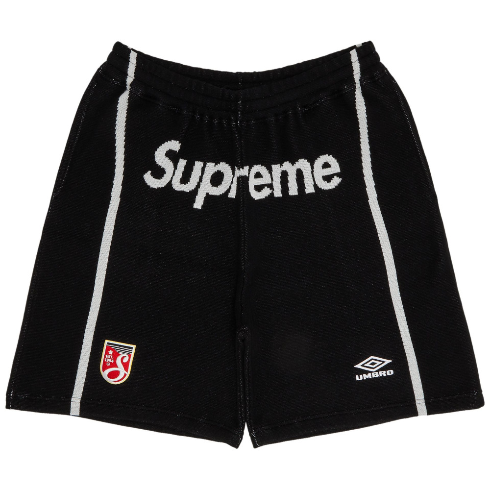 Supreme®/Umbro® Knit Soccer Short Шорты Supreme x Umbro Knit Soccer Short 'Black' | Black