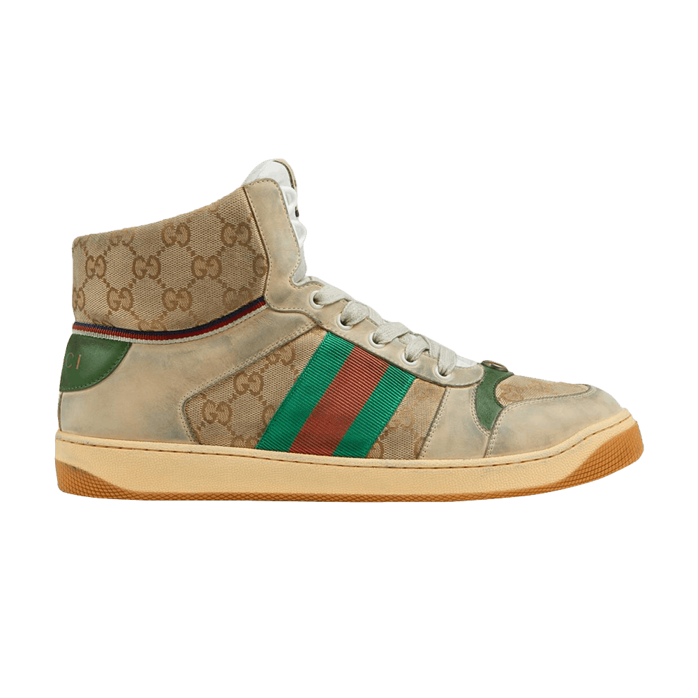 Gucci Screener GG High Off White tan Qwixit