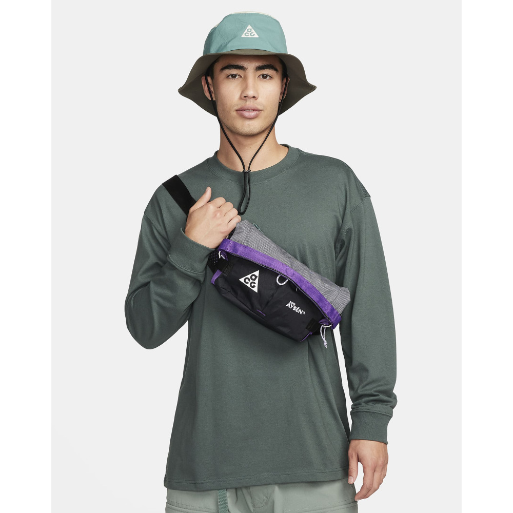 Nike ACG Aysen Fanny Pack 3L Black Cool Grey White Qwixit