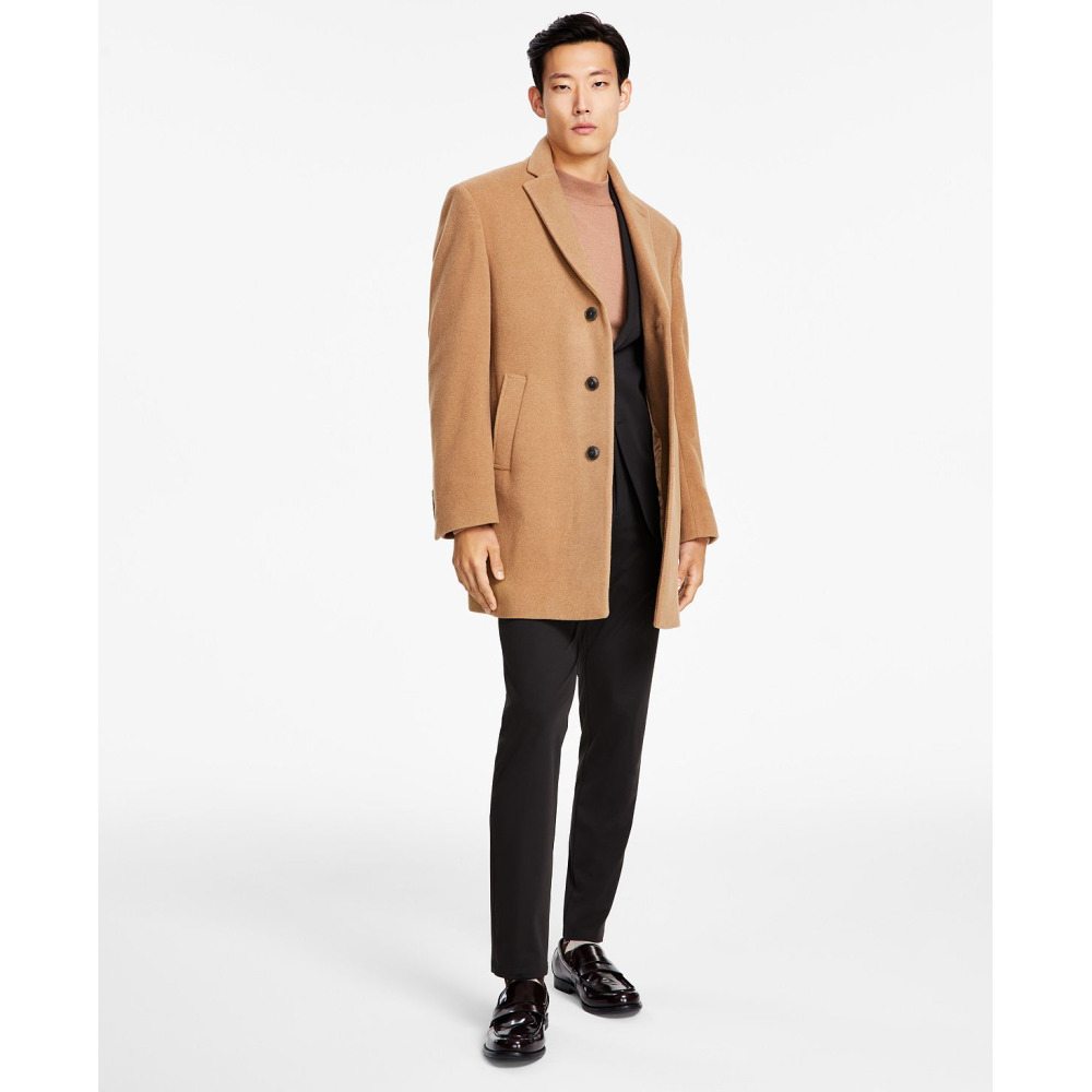 Calvin klein overcoat mens top