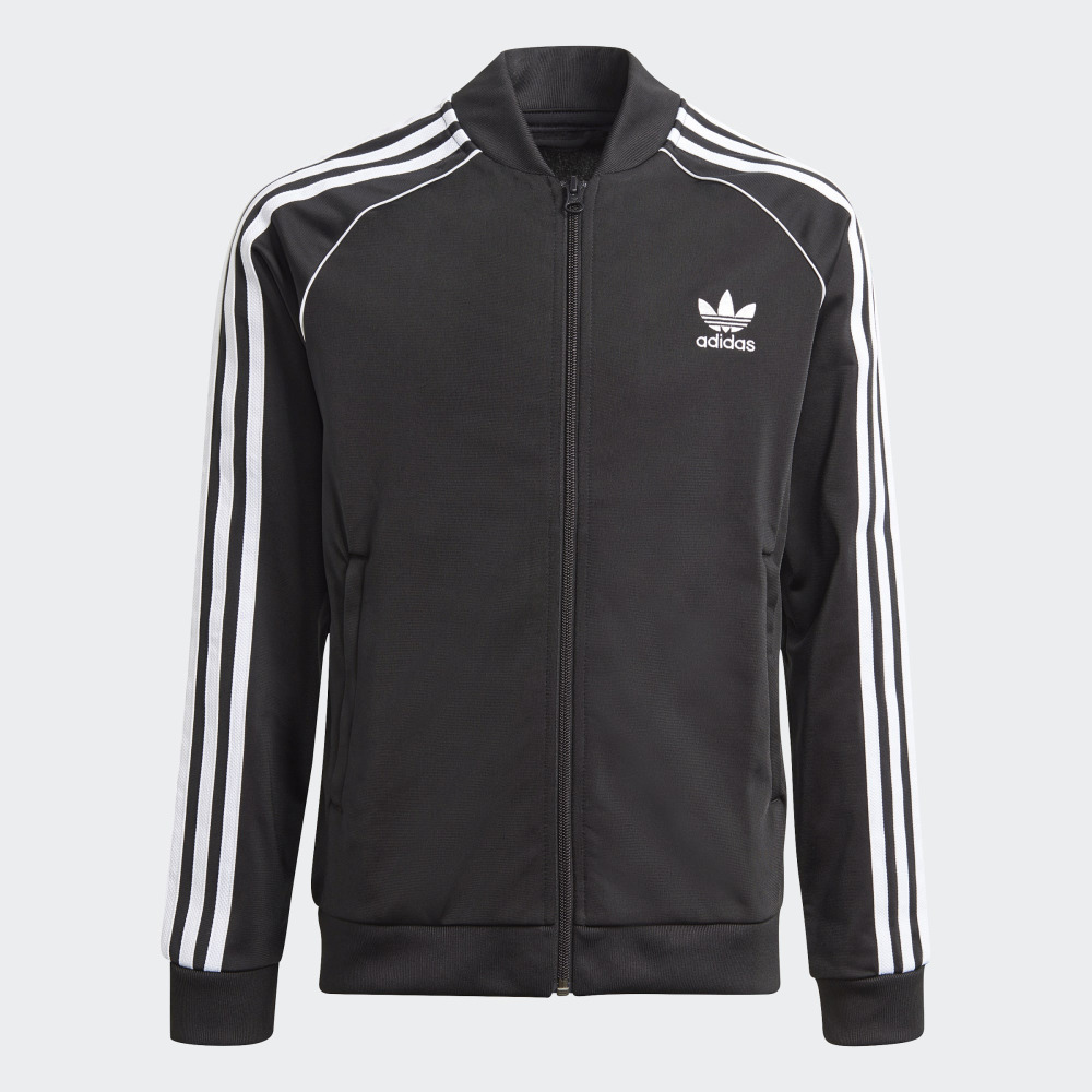 Adidas Youth Originals Green Adicolor SST Track Jacket Black Qwixit 6781